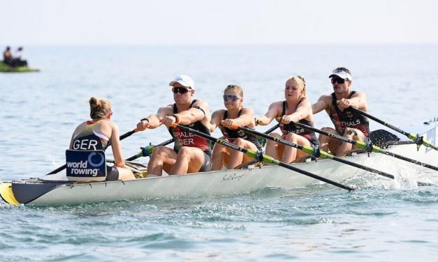 Auf dem offenen Meer! Coastal Rowing Beach-Sprint WM 2025