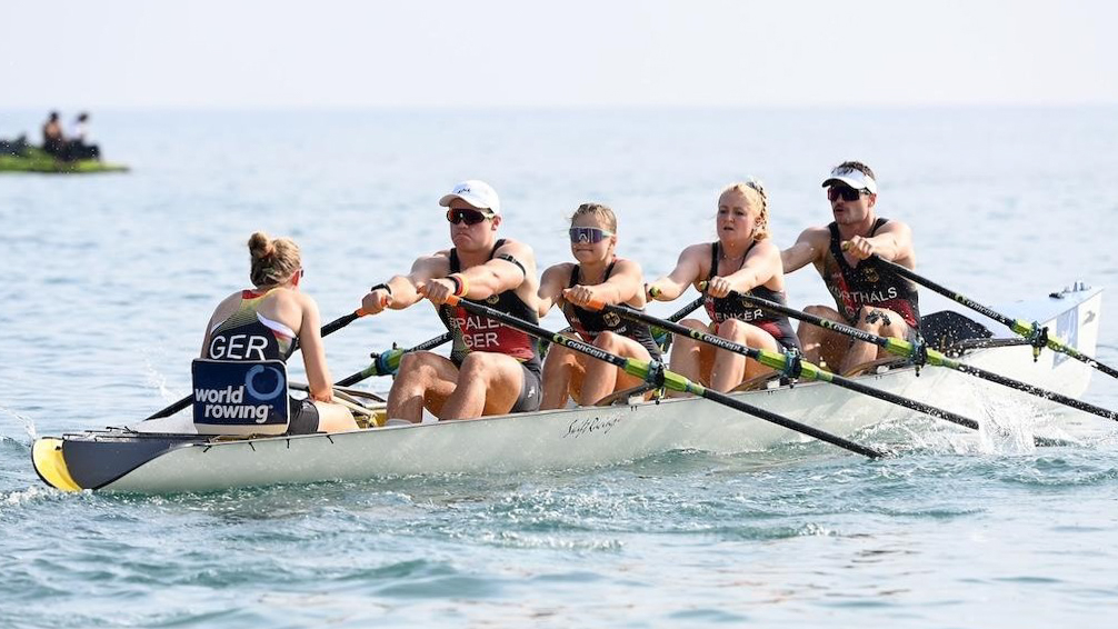 Auf dem offenen Meer! Coastal Rowing Beach-Sprint WM 2025