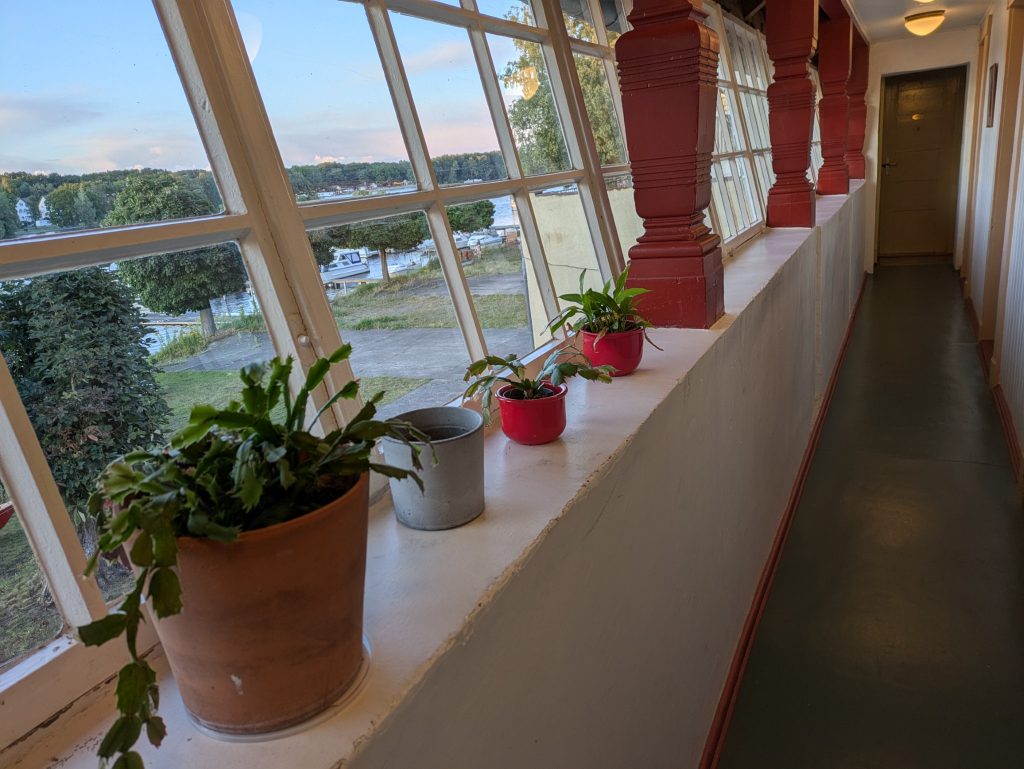 Bogengang im Bootshaus der ARV in g Grünau