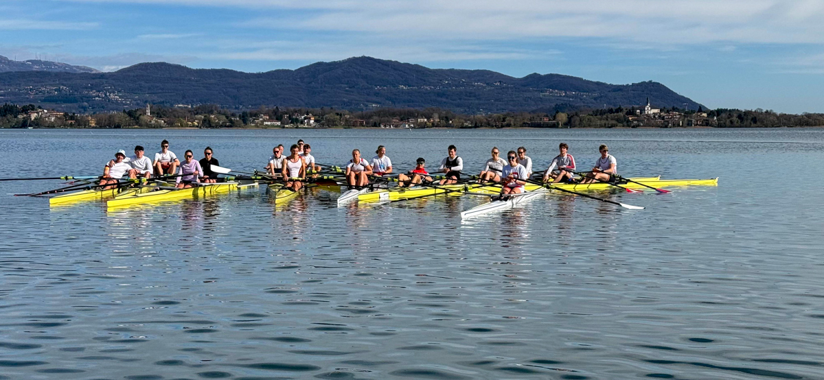 Die ersten Kilometer des Jahres auf dem Wasser – U23-Trainingslager in Erba
