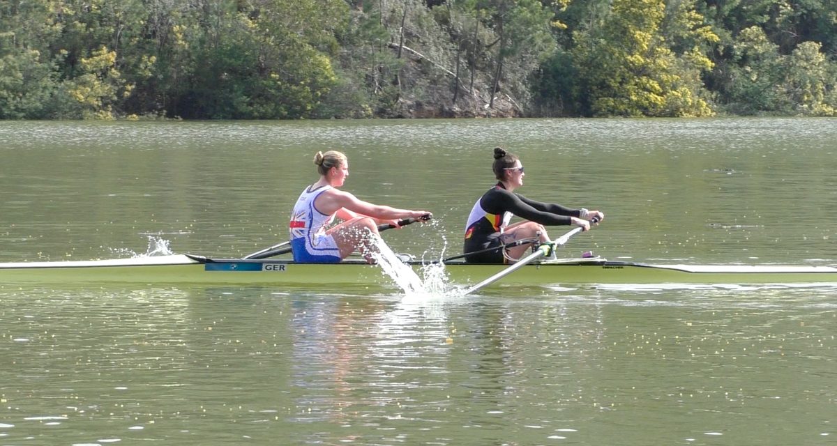 A-Nationalmannschaft: Zweierbildung auf dem Lago Azul